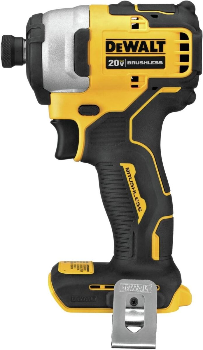 DEWALT ATOMIC™ 20V MAX* 1/4 in. Brushless Compact Impact Driver (Tool Only)